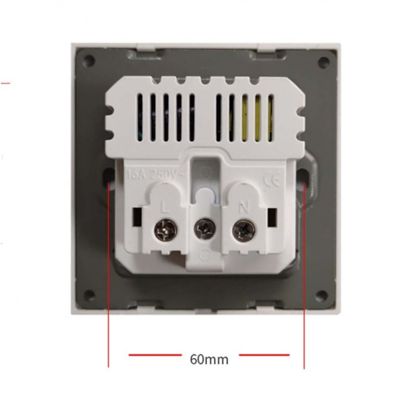 Priza Techstar® PCU1, Simpla, 2 x USB, 2.1 A, Policarbonat, 16A - imagine 4